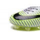 New 2016 Nike Mercurial Vapor XI FG ACC Soccer Boots Grey Green Black