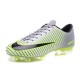 New 2016 Nike Mercurial Vapor XI FG ACC Soccer Boots Grey Green Black