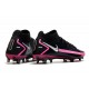 Nike Phantom GT Elite Dynamic Fit FG -Black Pink Blast Metallic Silver