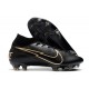 Nike Mercurial Superfly VII Elite Firm Ground Leather Black Gold