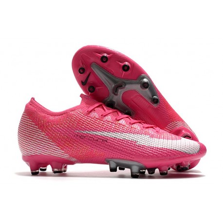 Nike Mercurial Vapor XIII Elite AG Mbappé Rosa -Pink Blast White Black