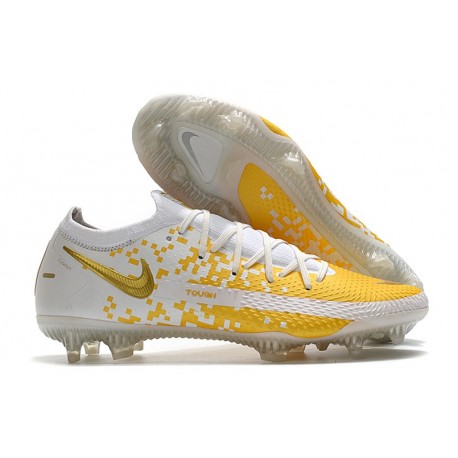 Nike Phantom GT Elite FG Firm Ground White Golden