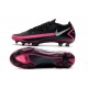 Nike Phantom GT Elite FG Firm Ground Black Pink Blast Metallic Silver
