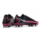 Nike Phantom GT Elite FG Firm Ground Black Pink Blast Metallic Silver