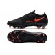 Nike Phantom GT Elite FG Firm Ground Black Dark Smoke Grey Chile Red