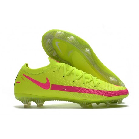 Nike Phantom GT Elite FG Firm Ground Brazil Volt Pink