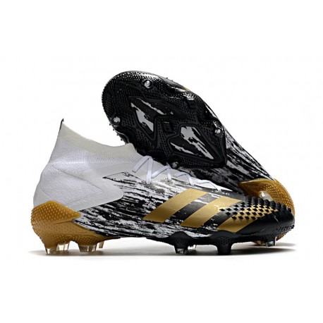 adidas Predator Mutator 20.1 FG Shoes White Gold Metallic Core Black