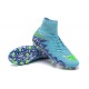Neymar New Nike Hypervenom Phantom II FG Soccer Cleats Blue Purple Green