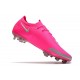 New Nike Phantom GT Elite FG Boots Pink Silver