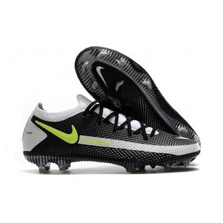 Nike Phantom GT Elite FG Firm Ground Black Gray Volt