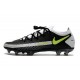 Nike Phantom GT Elite FG Firm Ground Black Gray Volt
