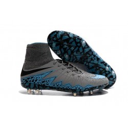 Neymar New Nike Hypervenom Phantom II FG Soccer Cleats Grey Blue Black