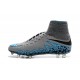 Neymar New Nike Hypervenom Phantom II FG Soccer Cleats Grey Blue Black