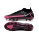Nike Phantom GT Elite DF AG-PRO Artificial-Grass Black Pink Blast Metallic Silver