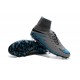 Neymar New Nike Hypervenom Phantom II FG Soccer Cleats Grey Blue Black