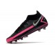 Nike Phantom GT Elite DF AG-PRO Artificial-Grass Black Pink Blast Metallic Silver