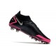 Nike Phantom GT Elite DF AG-PRO Artificial-Grass Black Pink Blast Metallic Silver