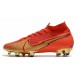 Nike Mercurial Superfly 7 Elite DF FG CR100 Red Golden