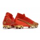 Nike Mercurial Superfly 7 Elite DF FG CR100 Red Golden