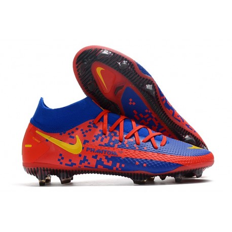 Nike Phantom GT Elite DF FG New 2021 Red Blue Yellow