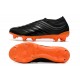 adidas Copa 20+ K-leather FG Soccer Cleat - Black Orange