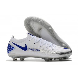 New Nike Phantom GT Elite FG Boots White Blue