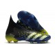 adidas Predator Freak + FG Cleats Core Black White Solar Yellow