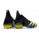 adidas Predator Freak + FG Cleats Core Black White Solar Yellow