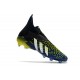 adidas Predator Freak + FG Cleats Core Black White Solar Yellow