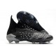 adidas Predator Freak + FG Cleats Core Black Grey Four White