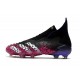 adidas Predator Freak + FG Cleats Core Black White Shock Pink