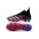 adidas Predator Freak + FG Cleats Core Black White Shock Pink