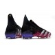 adidas Predator Freak + FG Cleats Core Black White Shock Pink