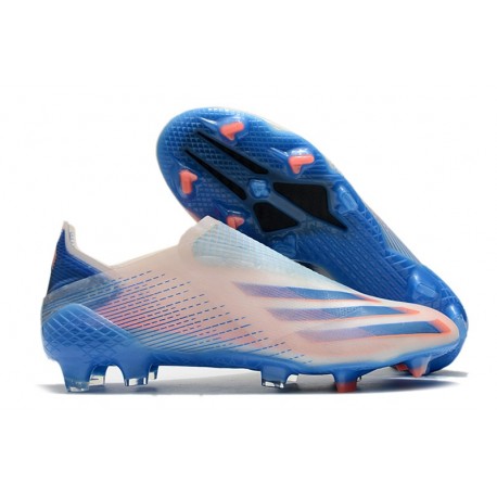 adidas X Ghosted + FG/ AG White Blue Red