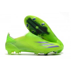 adidas X Ghosted + FG/ AG Signal Green Energy Ink Semi Solar Slime