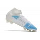 Nike Top Mercurial Superfly 8 Elite FG Cleats White Blue