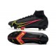 Nike Top Mercurial Superfly 8 Elite FG Cleats Black Cyber Off Noir