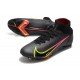 Nike Top Mercurial Superfly 8 Elite FG Cleats Black Cyber Off Noir
