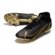 Nike Top Mercurial Superfly 8 Elite FG Cleats Black Gold