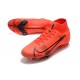 Nike Top Mercurial Superfly 8 Elite FG Cleats Red Black