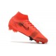 Nike Top Mercurial Superfly 8 Elite FG Cleats Red Black