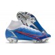 Nike Mercurial Superfly VIII Elite FG Blue White Red
