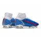 Nike Mercurial Superfly VIII Elite FG Blue White Red