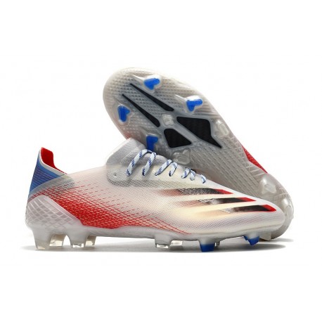adidas X Ghosted.1 FG White Black Red