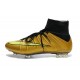 Cristiano Ronaldo Nike Mercurial Superfly 4 FG Football Boots Gold Black