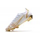 Nike Mercurial Vapor 14 Elite FG Shoes White Gold