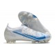 Nike Mercurial Vapor 14 Elite FG Shoes White Blue