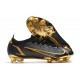 Nike Mercurial Vapor 14 Elite FG Shoes Black Gold