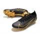 Nike Mercurial Vapor 14 Elite FG Shoes Black Gold