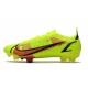 Nike Mercurial Vapor XIV Elite FG Volt Bright Crimson Black